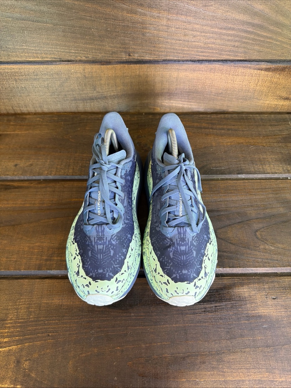 Hoka Speedgoat 6 GTX Thunder Cloud Mint Fluorite Sneakers Running Shoes Sz 8 B